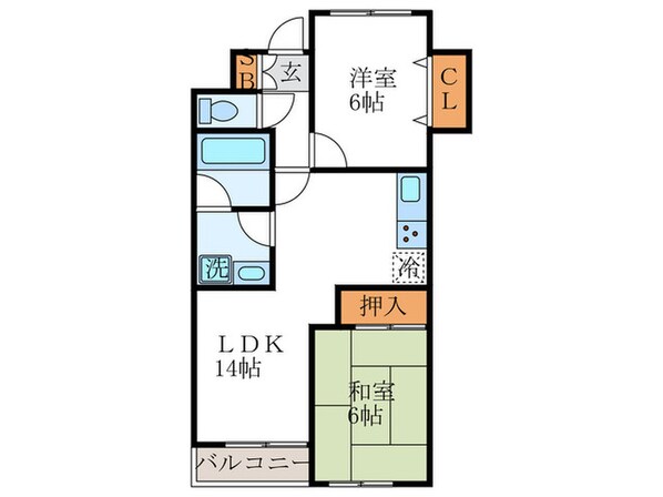 キャトルブランシュの物件間取画像